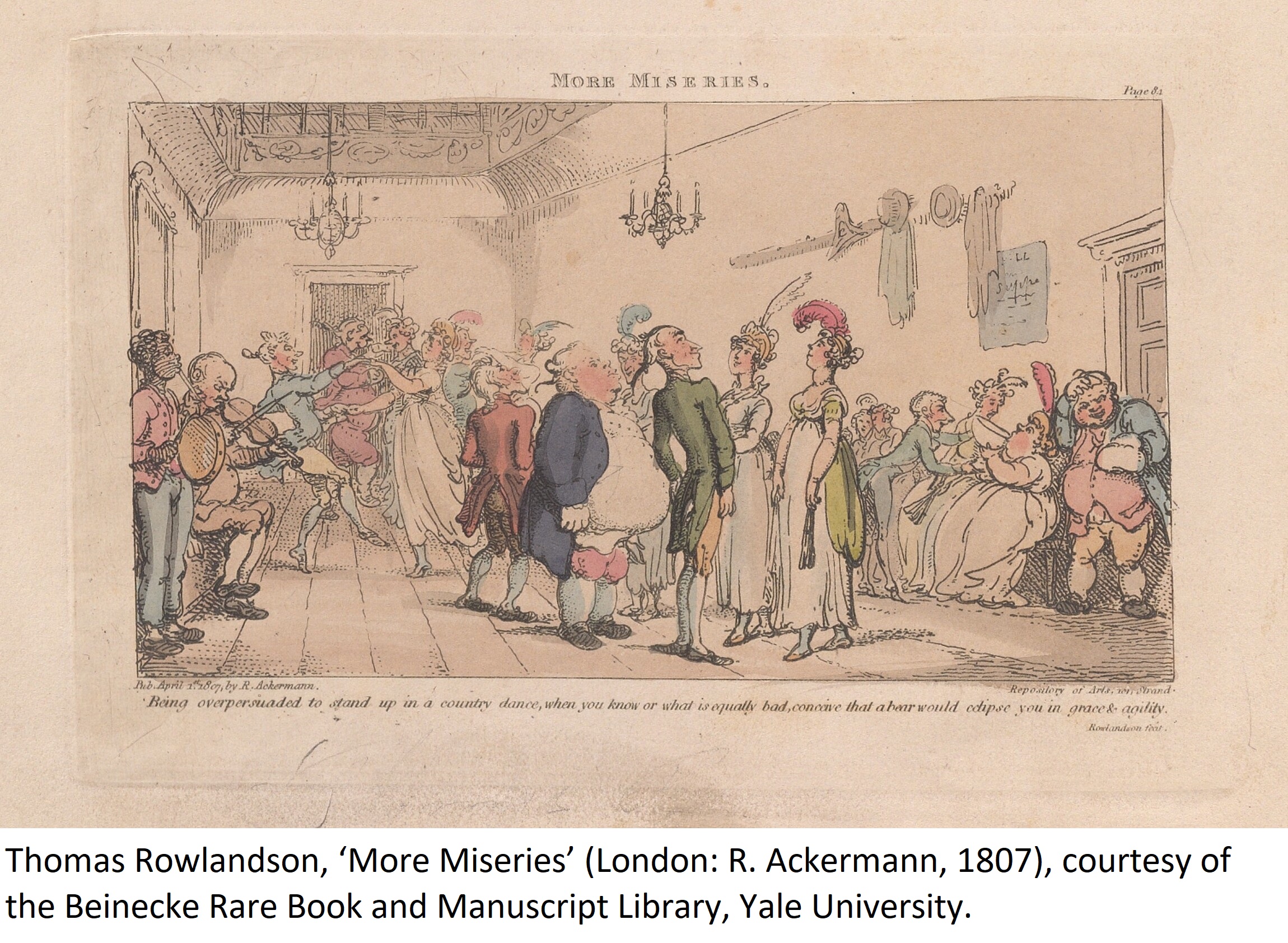 Thomas Rowlandson, ‘More Miseries’ (London: R. Ackermann, 1807), courtesy of the Beinecke Rare Book and Manuscript Library, Yale University.