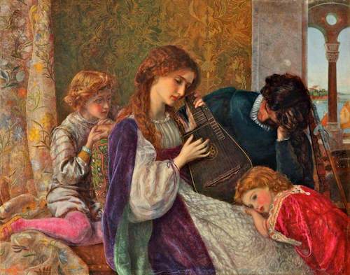 Arthur Hughes, A Music Party