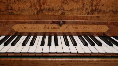 keyboard of Kirkman harpsichord