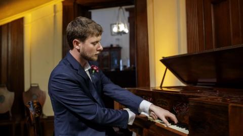 James Doig at Elizabeth Bay House. Photo © James Horan for Sydney Living Museums
