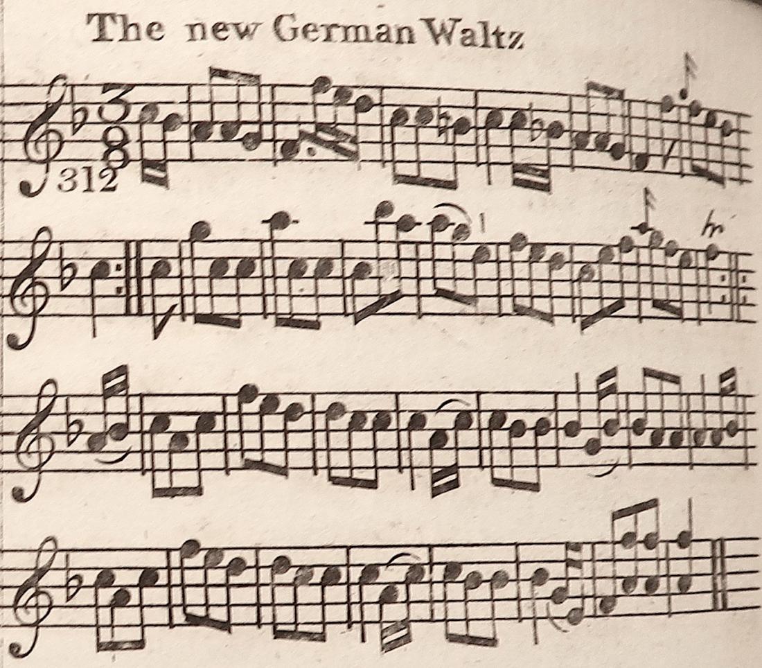 The New German Waltz, British Library Board, Music Collections a.252.(6.), p. 136