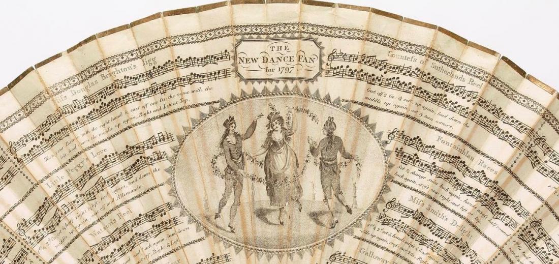 Extract from ‘The New Dance Fan for 1797’ (1 November 1796) © The Trustees of the British Museum.