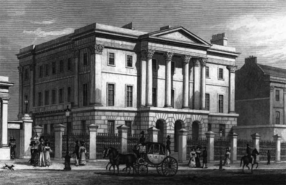Apsley House in 1829 by TH Shepherd