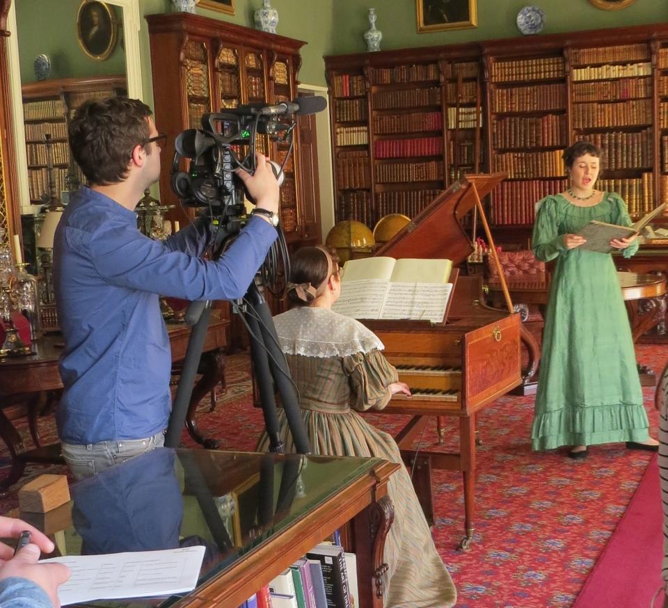 Video shoot at Tatton Park