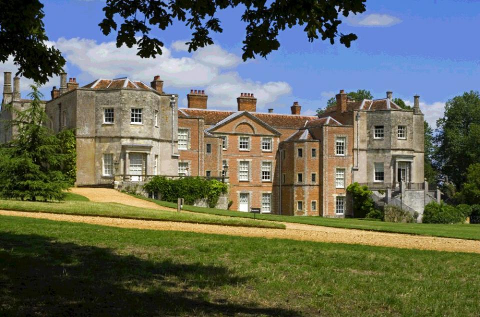 Mottisfont Abbey and part of the grounds