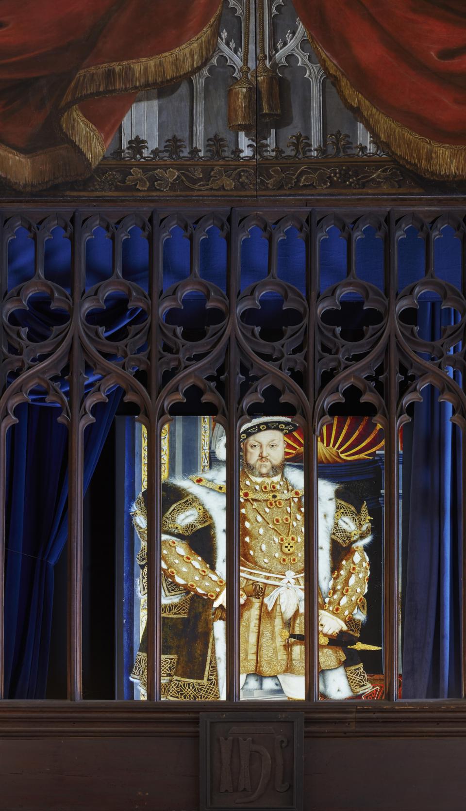 The Vyne - illuminated image of Henry VIII 