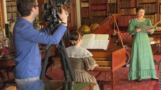 Video shoot at Tatton Park