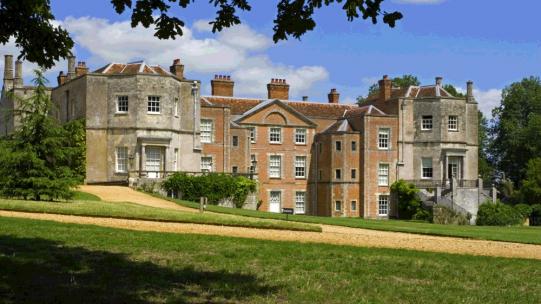 Mottisfont Abbey and part of the grounds