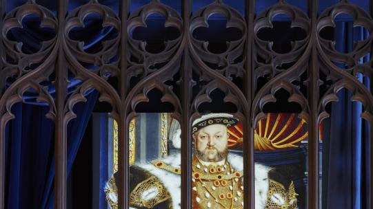 The Vyne - illuminated image of Henry VIII 