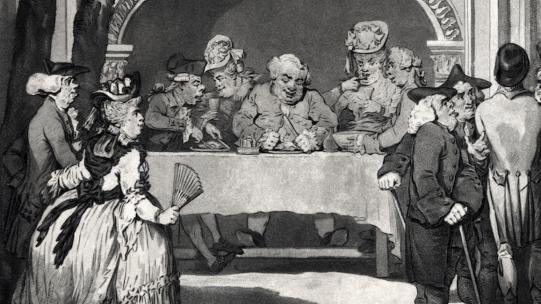 Extract from Vauxhall Gardens, Thomas Rowlandson